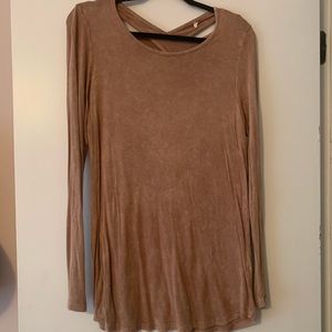 Long sleeve tunic top